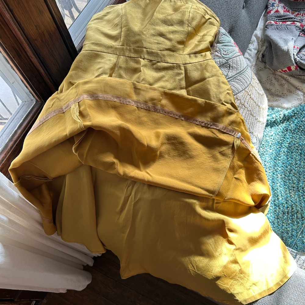 J. Crew Strapless Dress in Vibrant Yellow - Picture 6 of 6